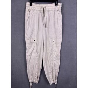 Athleta Womens Utility Cargo Pants Beige Size Small